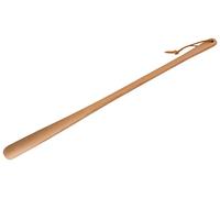 Schuhlöffel, geölt, mit Lederband aus Holz 63 cm inkl. Personalisierte Brandmalgravuren