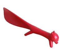 Schuhlöffel Kompakter Kleiner Reise-Schuhlöffel, Schuhlöffel In Katzenform Mit Kurzem Griff, Schuhanzieher Für Damen Aus Kunststoff, Leichter PP-Schuhhelfer, Für Jungen/Mädchen (Color : Red Color, S