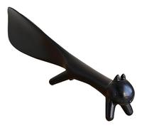 Schuhlöffel Kompakter Kleiner Reise-Schuhlöffel, Schuhlöffel In Katzenform Mit Kurzem Griff, Schuhanzieher Für Damen Aus Kunststoff, Leichter PP-Schuhhelfer, Für Jungen/Mädchen (Color : Black Color,