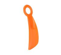 Schuhlöffel, Kompakter, Leichter, Ergonomischer Schuhhelfer für Männer, Frauen und - ABS-Kunststoff, 14 X 4 Cm (ORANGE)