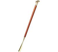 Schuhlöffel Lang High-End-kreativer Tierkopf Schuhanzieher, Langer Griff Aus Zinklegierung Für Den Haushalt Shoehorn, Flanelltasche, Tolles Geschenk (Color : Rabbit, S : 56 * 3.5cm)