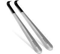 Schuhlöffel Metall Lang 2er Set - Langer Schuhanzieher Edelstahl Shoe