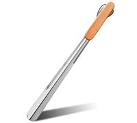 Schuhlöffel Mit Extra Langem Griff, Langer Schuhanzieher Metall, 51 Cm Schuhlöffel Mit Holzgriff, Aufhängbar Schuhlöffels, Schuhlift Für Senioren, Schuhanzieher Lang Für Männer, Frauen