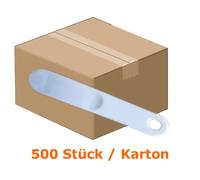 Schuhlöffel Schuhanzieher 20 cm Kunststoff weiß 500 Stück für Großverbraucher wie Hotels oder Pensionen