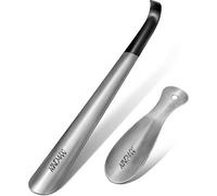 Schuhlöffel Schuhanzieher Edelstahl 42cm 19cm Set 2er Silber