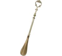 Schuhlöffel Schuhlöffel Im Europäischen Stil Mit Langem Griff, Leichter Luxus-Schuhlöffel Für Den Eingang, Reise-Schuhlöffel Mit Kurzem Griff, Antiker Schuhhelfer Aus Messing (Color : Gold, S : 39.5