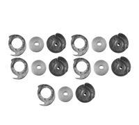 Schuhnähmaschine Teil Lagerung Maschine Shuttle Spulen und Spulenkoffer, Universal Passform, Einfach zu installieren und zu ersetzen, 5 Sätze für Schuhnähmaschinen Teile, Gemacht für Ihre Erfüllung