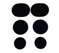 Schuhreparatur Patch - 6 Stück Selbstklebende Polyester Patches, Sneaker Fersenlochfixer, wasserdichtes Schuhfutter, Anti-Verschleiß-Runde Aufkleber | Durable Sportschuhe Wartungssatz Turnschuhe