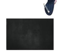 Schuhsohle Reparatur Gummi -Soling -Blatt, 1,2 mm Nicht -Schlupfschuhpolster Ersatz Fersenreparaturpolster Gummi -Sohle -Pad schwarz für Frauen Männer Schuhe