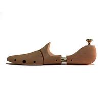 Schuhspanner Buchenholz FARBIG für Herren und Damen - 1 Paar Schuhdehner aus Buchen-Holz fuer Herrenschuh in Premium Qualität mit Knauf auch als Herren Geschenke Set, Größen EU 40-46 (45, Natur)