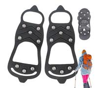 Schuhspikes, Spikes Für Schuhe Winter,2026 Neu Grödel Für Wanderschuhe Mit 10 Edelstahl Zähne, Schuhkrallen Starker Griff, Anti Rutsch, Anti Rutsch Schuhspikes Mit Edelstahl Spikes,Klampen Schuhe