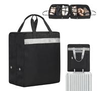 Schuhtasche für Reisen, Wasserfeste Reise Schuhbeutel, Schuhtaschen Organizer für Reisen Oder Zuhause-Aufbewahrung, Reisegepäck Schuhtasche für Damen Herren für bis zu 6 Paar Schuhe (Schwarz)