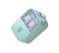 Schuhtasche mit belüfteten Fächern und Tragegriff oben für Reisen, Fitnessstudio, atmungsaktive Netz-Schuhaufbewahrungstasche, grün, Einheitsgröße