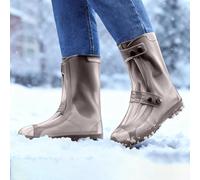 Schuhüberzieher Wasserdicht, Silikon Regenschutz Schuhe Schuhüberzieher, Überschuhe Regenüberzieher Schuhe Wiederverwendbare Anti-Rutsch Schuhüberzieher für Regen, Größen EU 34-45 (Grau, 44/45)