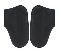 Schuhüberzüge für Regentage Silikon-Überschuhe, Packung mit 4 Paaren, Mehrfarbig, SML(Black,S)