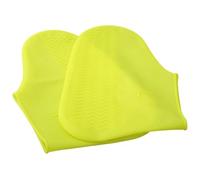 Schuhüberzüge für Regentage Silikon-Überschuhe, Packung mit 4 Paaren, Mehrfarbig, SML(Yellow,M)