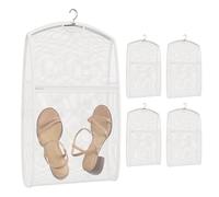Schuhwaschmaschinentasche, Turnschuhe Reinigungsset mit 5, hängende wiederverwendbare tragbare Schuhe Waschmaschine Trockner Tasche für Turnschuhe, Turnschuhe, Hausschuhe und Schuhe Pflege