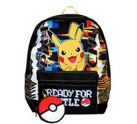 Schul-Rucksack Pikachu schwarz | 40 x 32 x 15 cm | Pokemon | Tasche