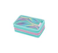 herlitz Schüleretui TriCase "Minty Love", 31-teilig Polyester, Schüleretui mit drei Teilen, 3 Reißverschlüsse - 1 Stück (400205914)