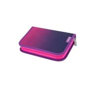 herlitz Schüleretui "Dip Dye pink/lila", 31-teilig aus Polyester, Maße: (B)205 x (T)140 x (H)38 mm, 2 Klappen, - 1 Stück (400205910)