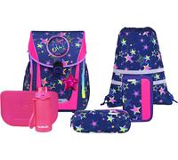 Schulranzen MCNEILL "Primo, inkl. Etui, Turnbeutel", Kinder, Gr. B/H/T: 30cm x 38cm x 20cm, stars, Polyester, Rucksäcke (45780712-0) stars