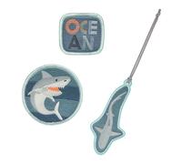 Schulranzen Patches und Anhänger - Hai | Lässig