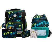 School-Mood Schulranzenset Champion Maxx Pro – 7-tlg., 22 l, Grow-with-You 1–1,50 m, wasserdicht