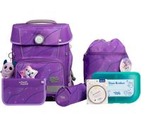 Schulranzen SCHOOL-MOOD "Champion Maxx Pro", Kinder, Gr. B/H/T: 30cm x 40cm x 23cm, lila (marie (pegasus) mit moodie willi wissbegier), Polyester, Rucksäcke (36413720-0) marie (pegasus) mit moodie wil