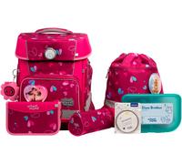 Schulranzen SCHOOL-MOOD "Champion Maxx Pro", Kinder, Gr. B/H/T: 30cm x 40cm x 23cm, pink (klara (häschen) mit moodie willi wissbegier), Polyester, Rucksäcke (99679150-0) klara (häschen) mit moodie wil