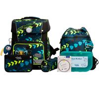 School-Mood Schulranzen-Set Champion Pro Elias (Racing) 7-tlg., 30×40×23 cm, Polyester