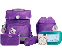 Schulranzen SCHOOL-MOOD "Champion Pro", Kinder, Gr. B/H/T: 30cm x 40cm x 23cm, lila (marie (pegasus) mit moodie willi wissbegier), Polyester, Rucksäcke (56118667-0) marie (pegasus) mit moodie willi wi