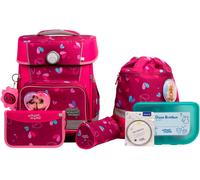 Schulranzen SCHOOL-MOOD "Champion Pro", Kinder, Gr. B/H/T: 30cm x 40cm x 23cm, pink (klara (häschen) mit moodie naomi neugier), Polyester, Rucksäcke (29285607-0) klara (häschen) mit moodie naomi neugi