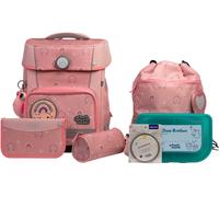 School-Mood Schulranzenset Champion Pro, Rainbow, 7-teilig