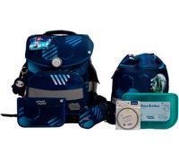 Schulranzen SCHOOL-MOOD "Timeless Pro", Kinder, Gr. B/H/T: 36cm x 42cm x 21cm, jonas (fußball) mit moodie maxi mut, Polyester, Rucksäcke (23022850-0) jonas (fußball) mit moodie maxi mut