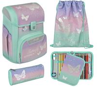 Scooli EasyStart Schulranzen-Set 5tlg Butterfly Wishes
