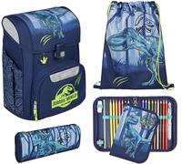 Schulranzen SCOOLI "Easy Start", Kinder, Gr. B/H/T: 29,5cm x 36,5cm x 29cm, jurrassic world, Polyester, Rucksäcke (16885507-0) jurrassic world