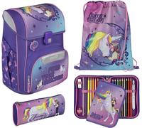 Schulranzen SCOOLI "Easy Start", Kinder, Gr. B/H/T: 29,5cm x 36,5cm x 29cm, lila (unicorn academy), Polyester, Rucksäcke (17617829-0) unicorn academy