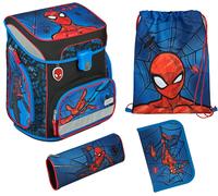 Schulranzen SCOOLI "EasyFit, Spider-Man", Kinder, Gr. B/H/T: 33cm x 36,5cm x 29cm, bunt (spider man), Polyester, Rucksäcke (66618036-0) spider man