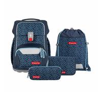 Step by Step Schulranzen Basis Set 4-teilig Blue Lines