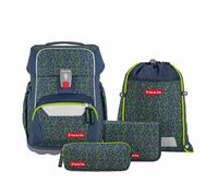 Schulranzen-Set BASIS Green Geometric 4-teilig