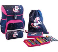 Schulranzen-Set EFAlino blau/pink Einhorn 1 Stk.