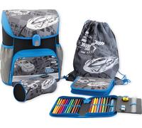 Schulranzen-Set EFAlino Race car blau 1 Stk.
