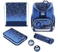 Schulranzen UltraLight Plus Polyesther 280x360x210mm Blue Shark