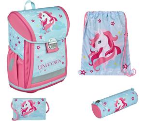 Schulranzen UNDERCOVER "Curve", Kinder, Gr. B/H/T: 31cm x 41cm x 18cm, magic unicorn, Polyester, Rucksäcke (55622650-0) magic unicorn