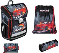 Schulranzen UNDERCOVER "Curve", Kinder, Gr. B/H/T: 31cm x 41cm x 18cm, racer, Polyester, Rucksäcke (63767213-0) racer