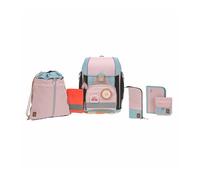 Schulranzenset Boxy Unique rose/blue/black - LÄSSIG 1205015780