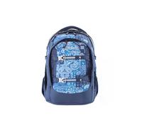 Schulrucksack 2BE, Kinder, Gr. B/H/T: 23cm, blau, Kunstfaser, Rucksäcke Schulrucksack, mit reflektierenden Elementen (73702269-0) blau