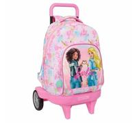 Schulrucksack Barbie Painterly Rosa Himmelsblau 33 x 45 x 22 cm