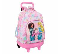 Schulrucksack Barbie Painterly Rosa Himmelsblau 33 x 45 x 22 cm