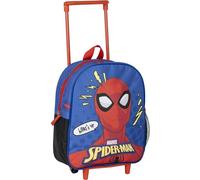 Schulrucksack im Trolley-Stil von Spiderman, Blau, 25 x 10 x 29 cm, Trolley-Rucksack aus Polyester, inklusive Anti-Rutsch-Stollen, Originalprodukt, entworfen in Spanien, blau, Estándar, Casual